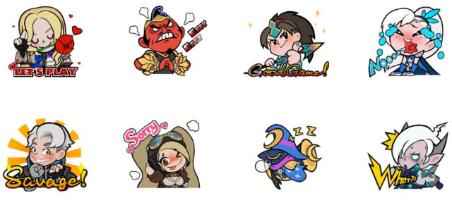 com-LINE Sticker Mobile Legends: Savage (Foto: LINE Indonesia)