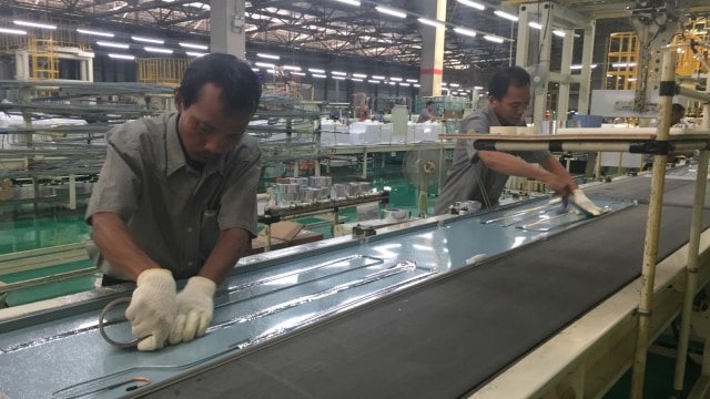 Factory Visit PT Sharp Electronics Indonesia. (Foto: Elsa Toruan/kumparan)