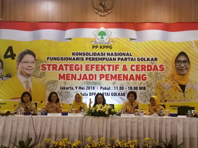 KPPG Atur Strategi Menangkan Perempuan Golkar di Pemilu 2019