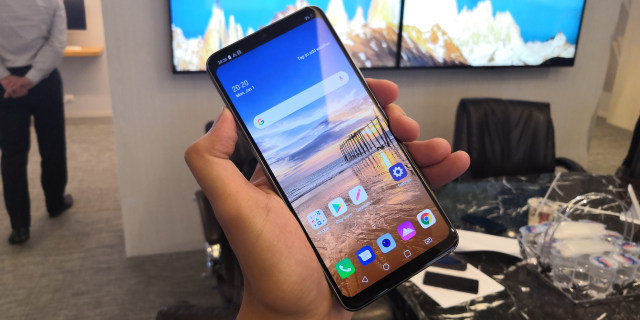 LG G7 ThinQ. (Foto: Bianda Ludwianto/kumparan)