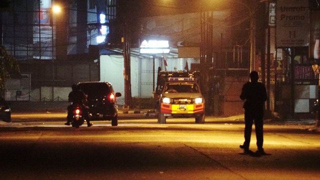 Suasana di luar Mako Brimob (Foto: Fitra Andrianto/kumparan)