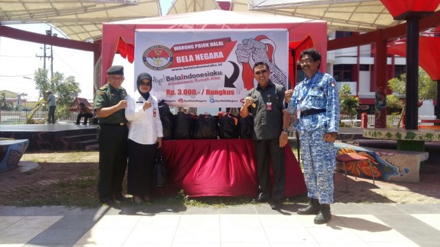 Warung Pojok Amal Bela Negara di Bengkulu