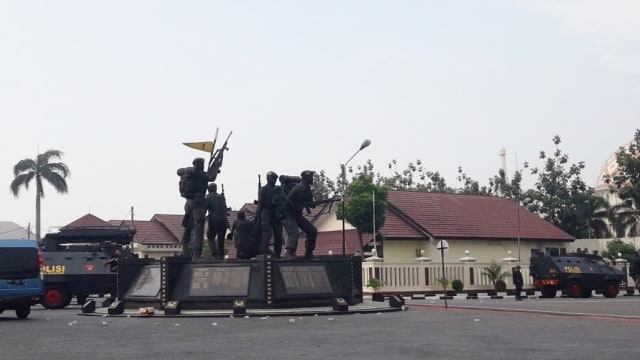 Suasana di dalam Mako Brimob pascakerusuhan. (Foto: Fadjar Hadi/kumparan)