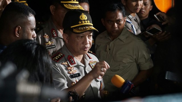 Kapolri Tito di Mako Brimob (Foto: Jamal Ramadhan/kumparan)