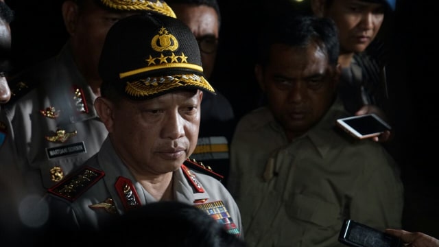 Kapolri Tito di Mako Brimob (Foto: Jamal Ramadhan/kumparan)