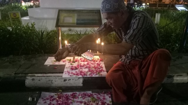 Aksi Tunggal Do'a untuk Para Syuhada Polri Gugur di Kerusuhan Mako Brimob