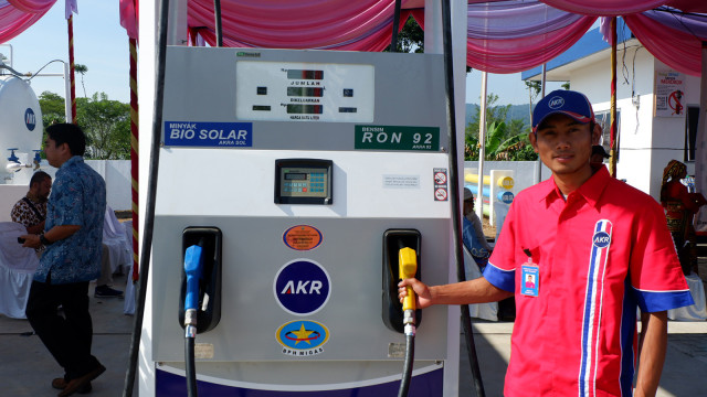 SPBU milik AKR Corporindo (Foto: Resya Firmansyah/kumparan)