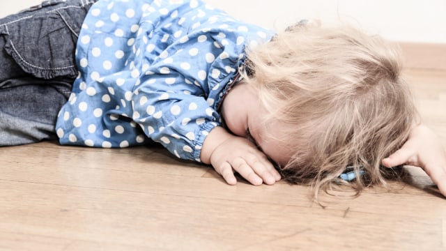 Ilustrasi balita stres. (Foto: Thinkstock)