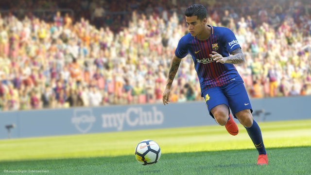 Philippe Coutinho di game PES. (Foto: Konami)