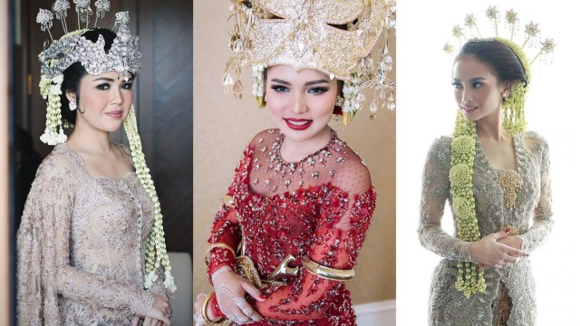Inspirasi kebaya pernikahan (Foto: Dok. Studio Boh, Didiet Maulana, & Vera Kebaya)