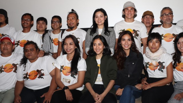 Pemain film Wiro Sableng . (Foto: Munady Widjaja)