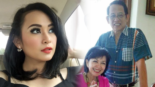 Citra Kharisma dan orang tuanya. (Foto: Instagram @citzkharizma)