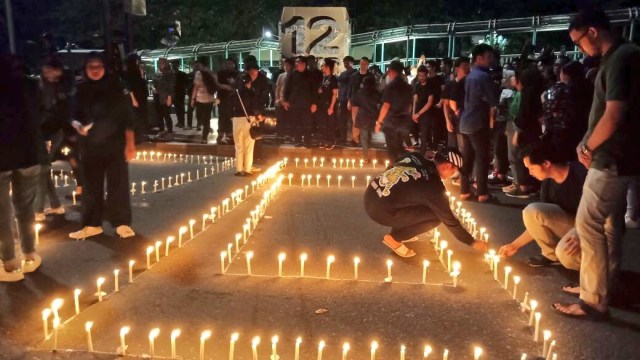 Peringatan tragedi Mei 1998 (Foto: Twitter TMC Polri)