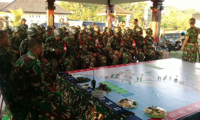 TNI Gelar Pelatihan Anti Separatis di Jembrana