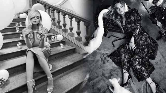 Dakota Fanning dan Elle Fanning. (Foto: Instagram @dakotafanning @ellefanning)