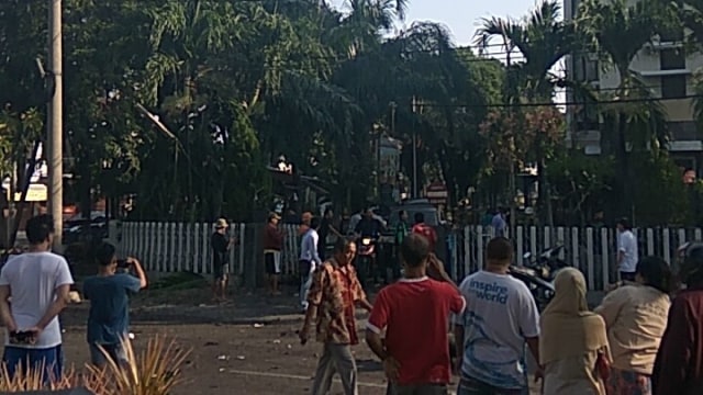 Ledakan bom di Surabaya. (Foto: Dok. Istimewa)