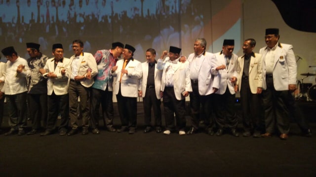 Prabowo di Milad PKS (Foto: Fahrian Saleh/kumparan)