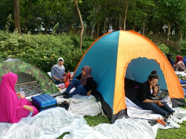 Liburan Unik Ala PMI Hong Kong dengan Mendirikan Tenda-Tenda (1)
