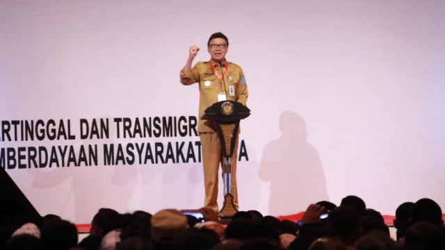 Mendagri Tjahjo di Rakornas Desa (Foto: Humas Kemendagri)