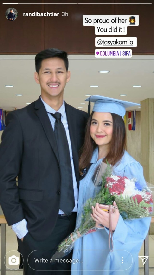 Instagram Story Pacar Tasya Kamila (Foto: Instagram Story @randibachtiar)