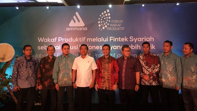 Launching Aplikasi Wakaf, Ammana. (Foto: Abdul Latif/kumparan)