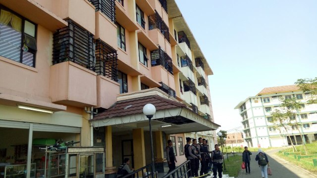 Rusunawa Wonocolo Surabaya pagi ini. (Foto: Ferio Pristiawan/kumparan)