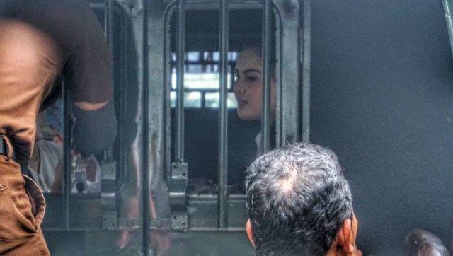 Jedun usai jalani persidangan (Foto: Garin Gustavian/ kumparan)
