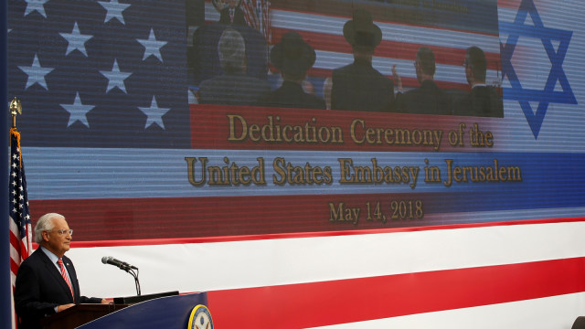 Dubes AS untuk Israel, David Friedman. (Foto: Reuters/@/Ronen Zvulun)