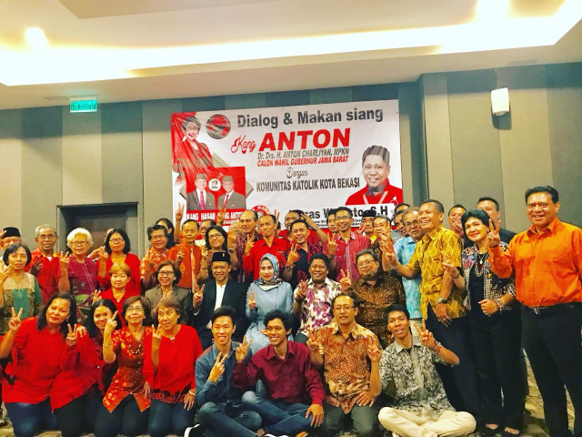 Temui Tokoh Khatolik, Kang Anton Janji Jaga Toleransi Beragama