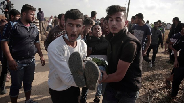 Kerusuhan di Yerusalem. (Foto: KARIN LAUB and MOSHE EDRI/APNewsroom)