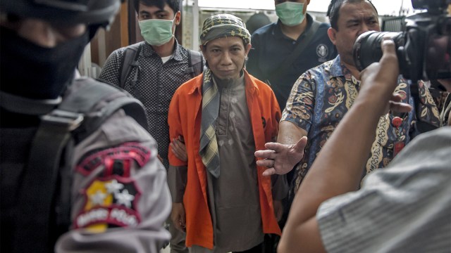 Aman Abdurrahman, pendiri JAD. (Foto: AFP PHOTO / Bay Ismoyo)