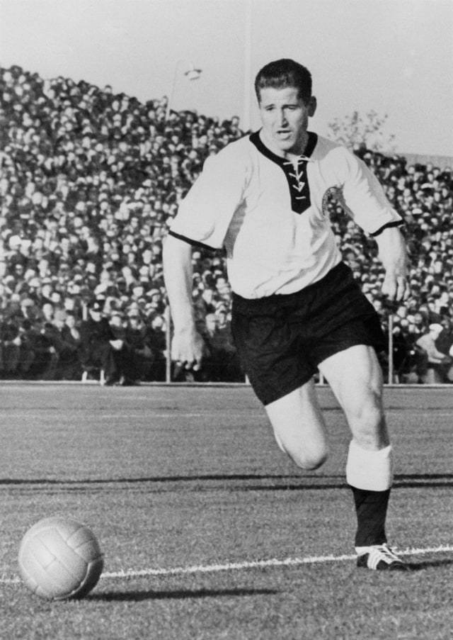 Legenda Jerman, Helmut Rahn. (Foto: AFP/Staff)