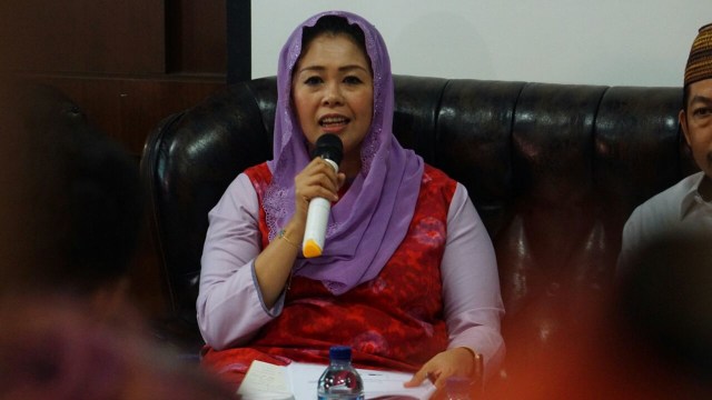 Yenny Wahid di Diskusi Publik Wahid Foundation. (Foto: Iqbal Firdaus/kumparan)