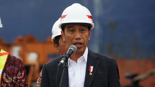 Presiden Jokowi di Pelepasan Ekspor Indonesia Foto: Iqbal Firdaus/kumparan
