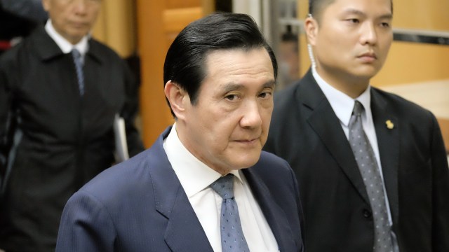 Mantan Presiden Taiwan Ma Ying-jeou (Foto: Sam YEH )