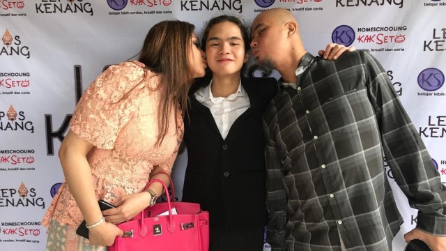 Maia Estianty, Dul Jaelani dan Ahmad Dhani (Foto: Ig @duljaelani )