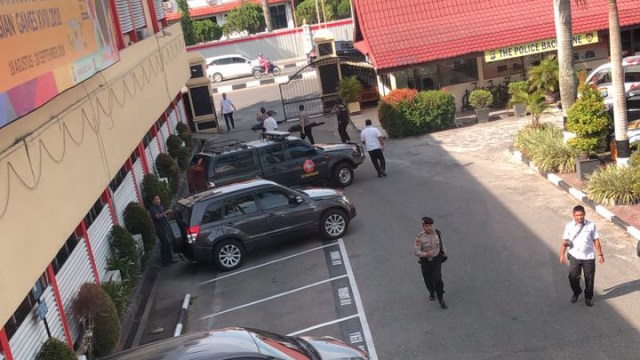 Suasana di Mapolda Riau. (Foto: Istimewa)