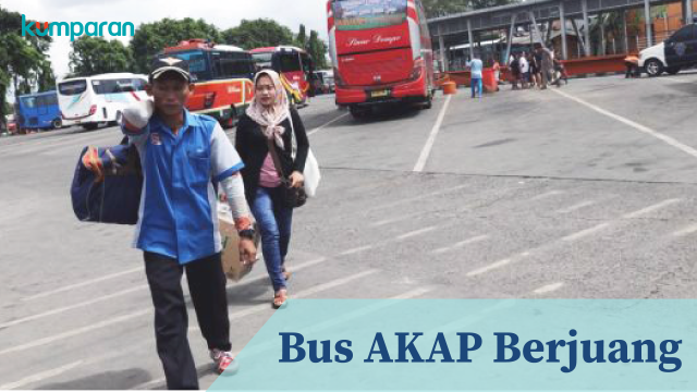 Bus AKAP Berjuang. (Foto: Sabryna Putri Muviola/kumparan)