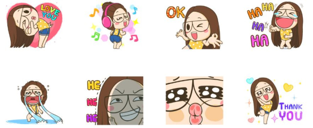 com-TuaGom: A Cute Little Girl (Foto: LINE Indonesia)