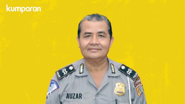 Ipda Auzar, polisi yang tewas di Mapolda Riau (Foto:  Chandra Dyah Ayuningtyas/kumparan)