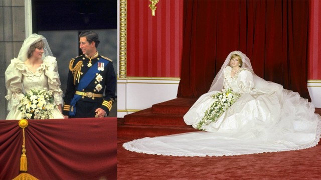 Baju Pengantin Putri Diana (Foto: Instagram @princess.diana.forever)