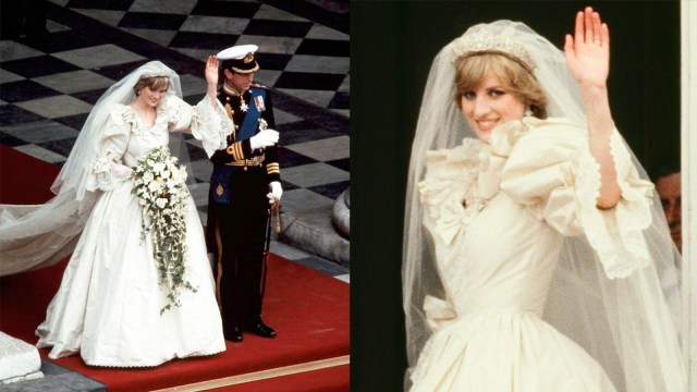 Baju Pengantin Putri Diana (Foto: Instagram @princess.diana.forever)