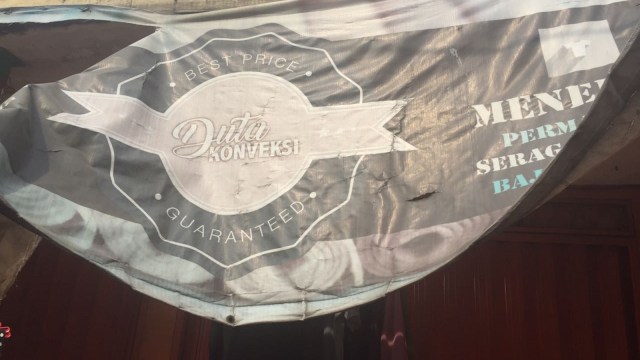 Duta Konveksi milik terduga teroris. (Foto: Soejono Eben Ezer Saragih/kumparan)