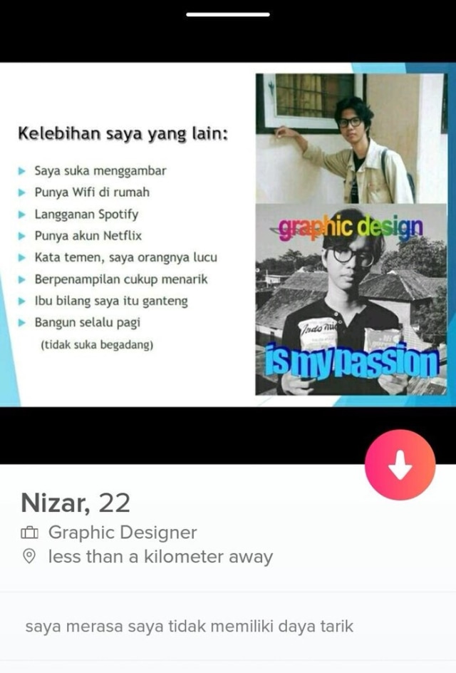 4 Profil Tinder Paling Unik untuk Menarik Perhatian Lawan Jenis