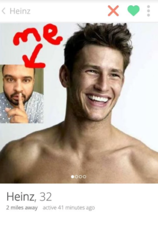 Bio Tinder Heinz (Foto: Tinder/Heinz)