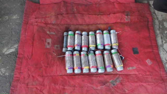 Pemusnahan bom milik JAD Jatim (Foto: Dok. istimewa)