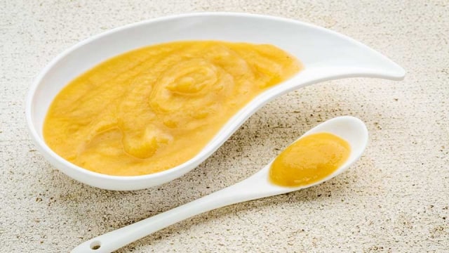 Puree Jagung Manis Keju Untuk Awal MPASI