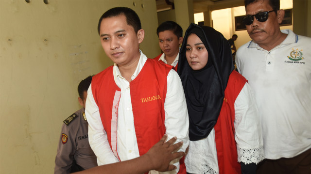 Dirut First Travel Andika Surachman jalani sidang. (Foto: ANTARA FOTO/Indrianto Eko Suwarso)