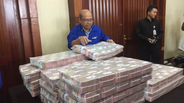 Pengembalian uang dari kasus korupsi BLBI. (Foto: Moh Fajri/kumparan)