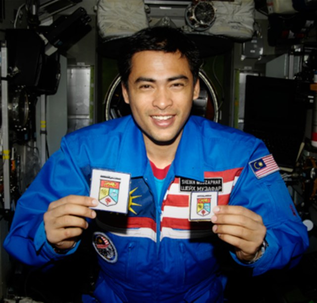 Sheikh Muszaphar Shukor di ISS. (Foto: Universiti Kebanggan Malaysia (UKM))